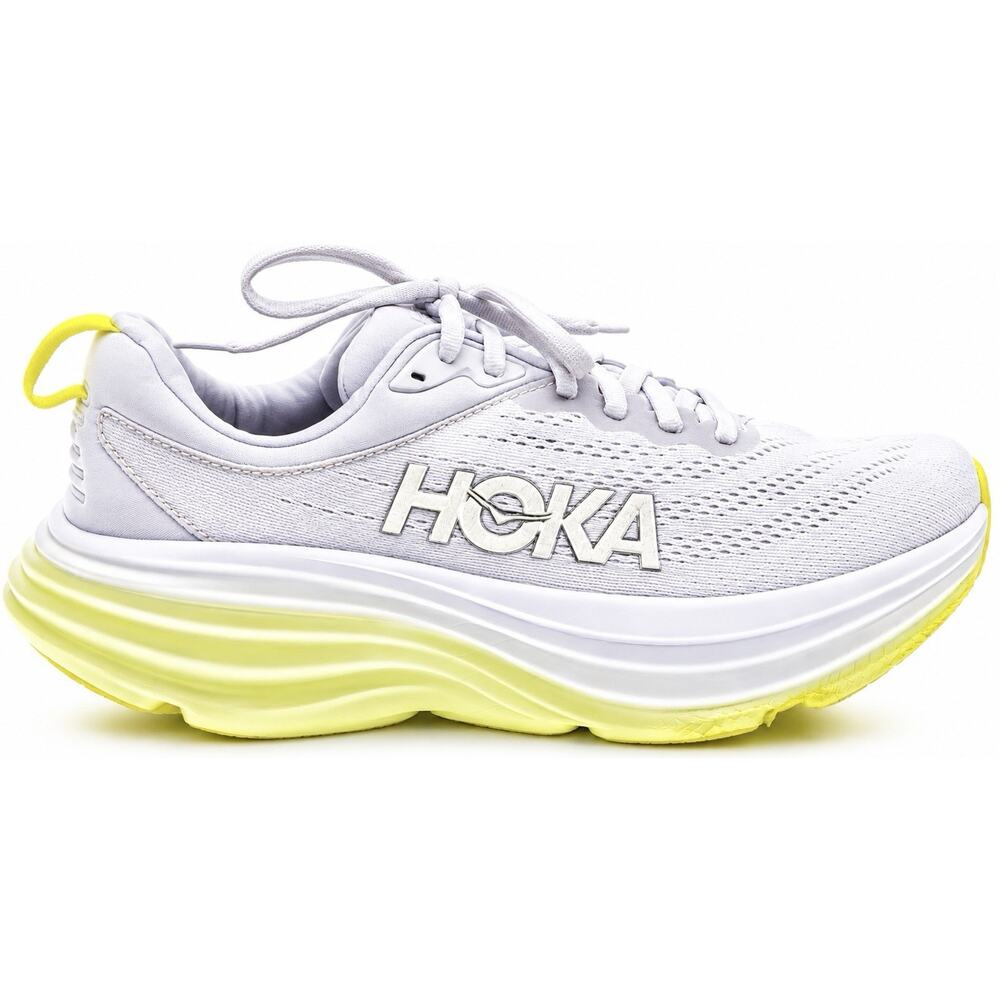 Hoka One One HOKA Bondi 8 Nimbus Cloud Luminary Green Running Shoe Sneakers Sz 9